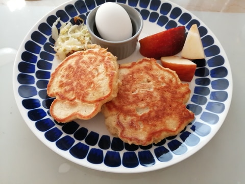 おからパウダーと全粒粉のパンケーキ